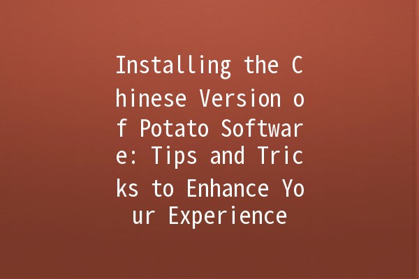 Installing the Chinese Version of Potato Software: Tips and Tricks to Enhance Your Experience 🎮✨