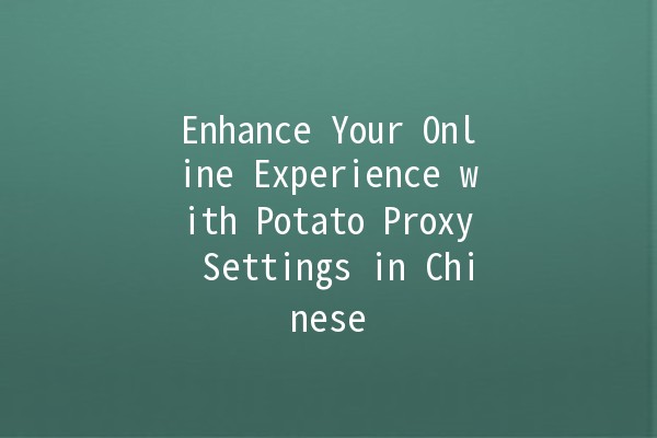 Enhance Your Online Experience with Potato Proxy Settings in Chinese 🌐🥔