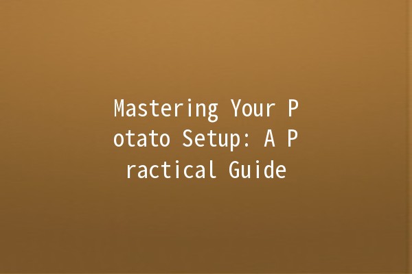 Mastering Your Potato Setup: A Practical Guide 🥔✨