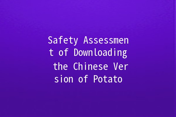 Safety Assessment of Downloading the Chinese Version of Potato 🥔🔒