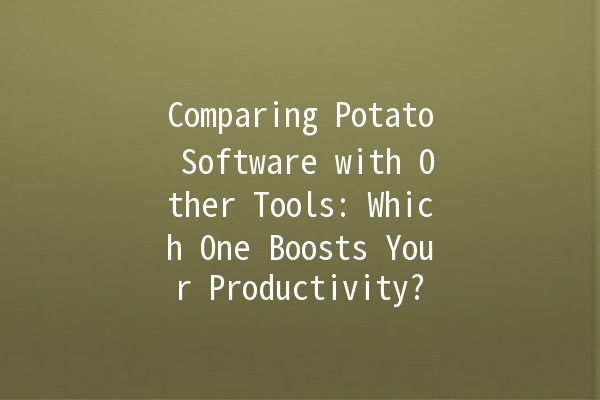 Comparing Potato Software with Other Tools: Which One Boosts Your Productivity? 🥔💻