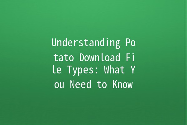 Understanding Potato Download File Types: What You Need to Know 📥🥔