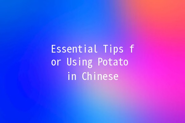 Essential Tips for Using Potato in Chinese 👍💻