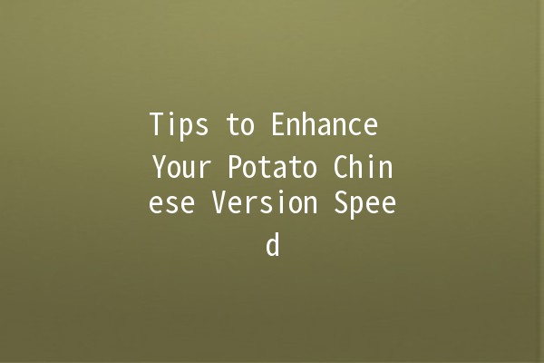 Tips to Enhance Your Potato Chinese Version Speed 🚀🥔