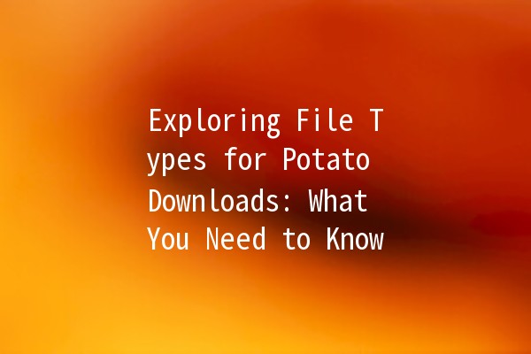 Exploring File Types for Potato Downloads: What You Need to Know 🥔📥