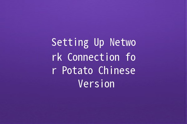 Setting Up Network Connection for Potato Chinese Version 🍟📶