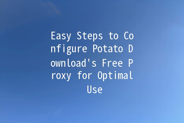 Easy Steps to Configure Potato Download's Free Proxy for Optimal Use 🚀