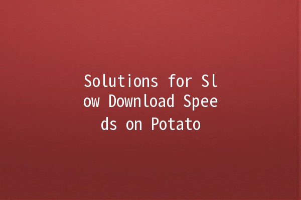 Solutions for Slow Download Speeds on Potato 🍟