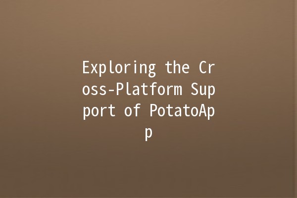 Exploring the Cross-Platform Support of PotatoApp 🥔✨