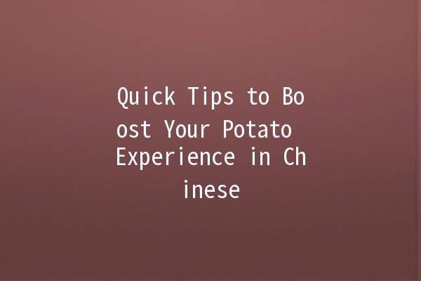 Quick Tips to Boost Your Potato Experience in Chinese 🥔🚀